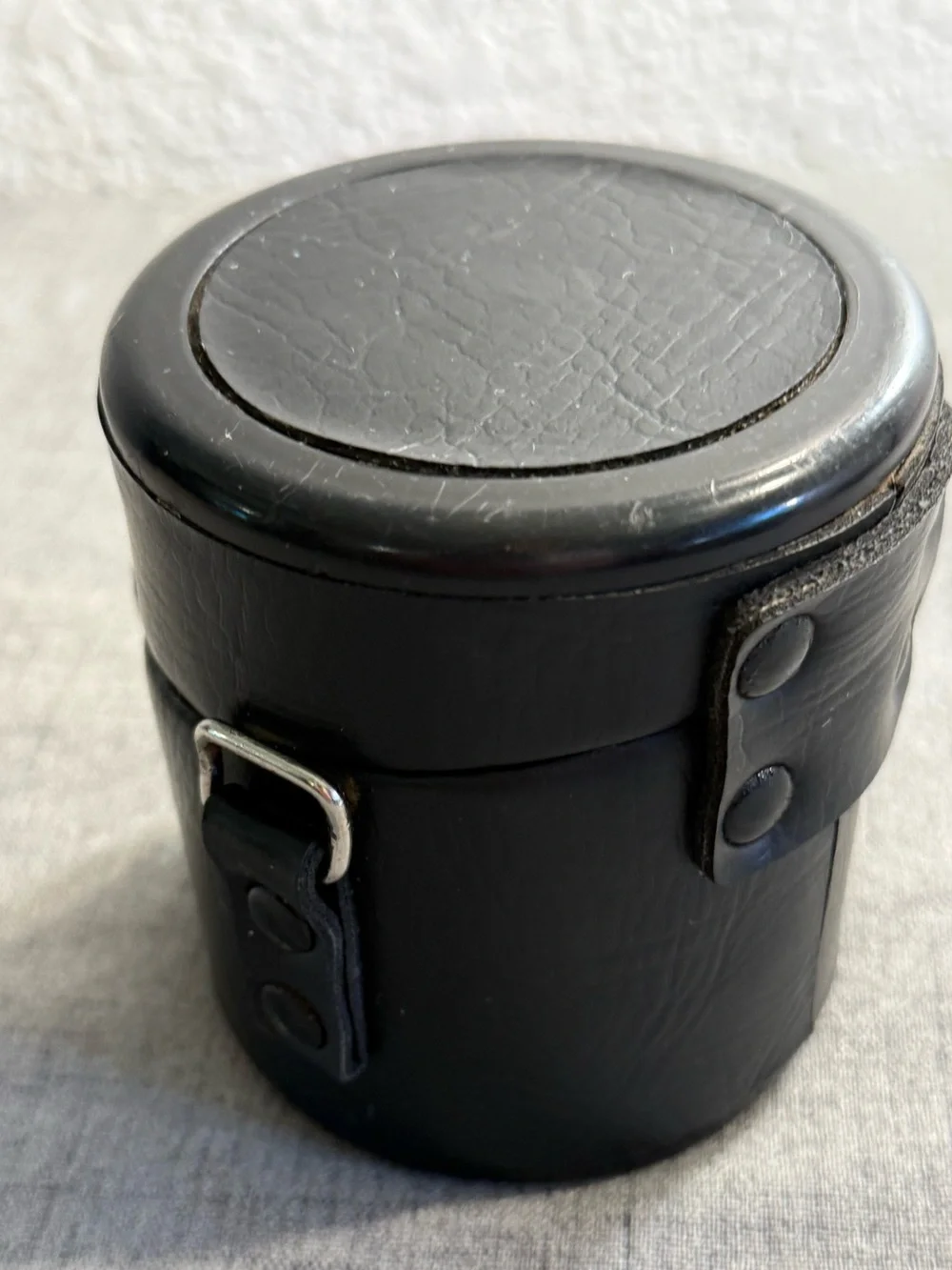 Vintage J.C. Penney Multi-Coated 28mm or 50mm Prime Lens Leatherette Case.